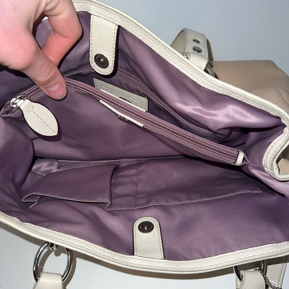 COACH Pebbled Penelope Leather Satchel Bag/Purse B-1282-F-19044 - Picture 9 of 10